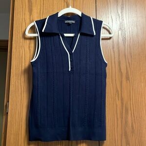 Collared Sweater Tank